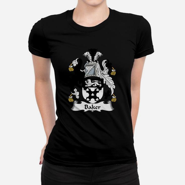 Baker Family Crest / Coat Of Arms British Family Crests Ladies Tee