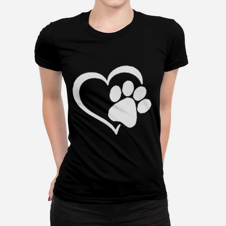 Best Mom Ever Pet Lovers Paw Print Gift For Mom Ladies Tee