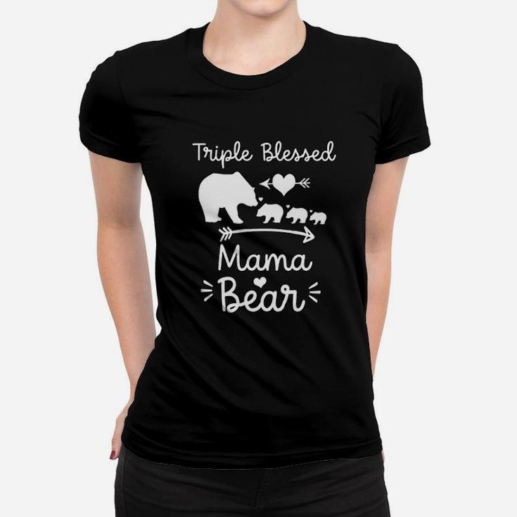 Blessed Mama Bear For Moms birthday Ladies Tee