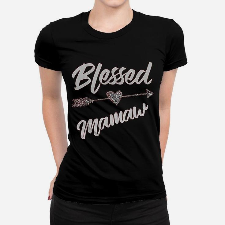 Blessed Mamaw Thanksgiving Funny Mother Wife Gift Ladies Tee