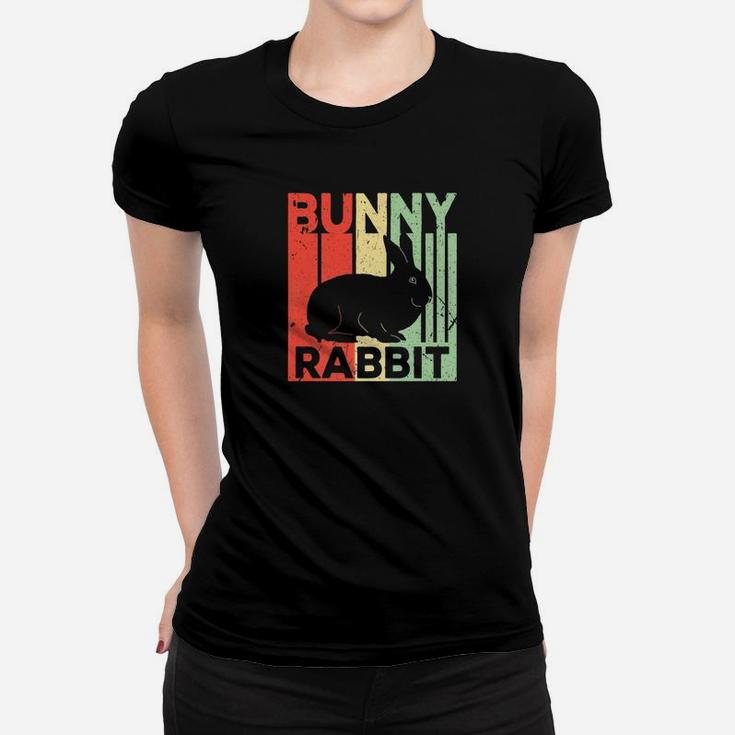 Bunny Rabbit Vintage Retro Unisex Premium Ladies Tee