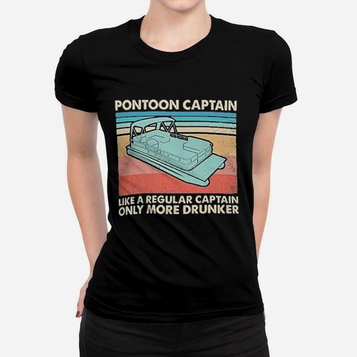 Captain Like A Regular Captain Only Way More Drunker Ladies Tee