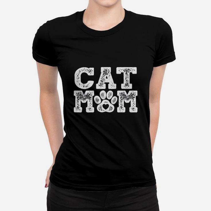 Cat Funny Cat Mom Ladies Tee