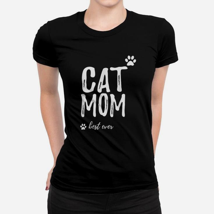 Cat Mom Best Ever Ladies Tee