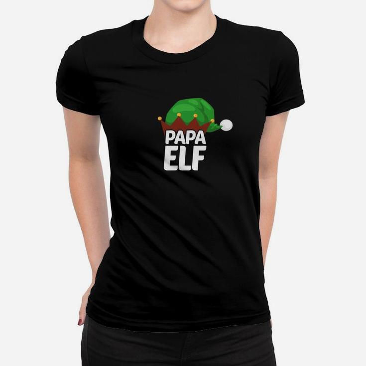 Christmas Father Elf Pops Dad Papa Shirt Ladies Tee