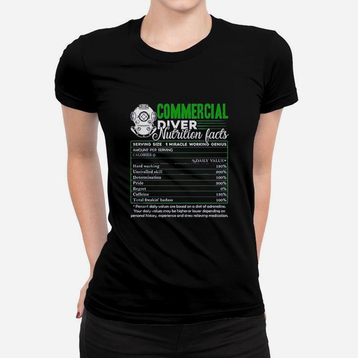 Commercial Diver Commercial Diver Nutrition Facts Ladies Tee