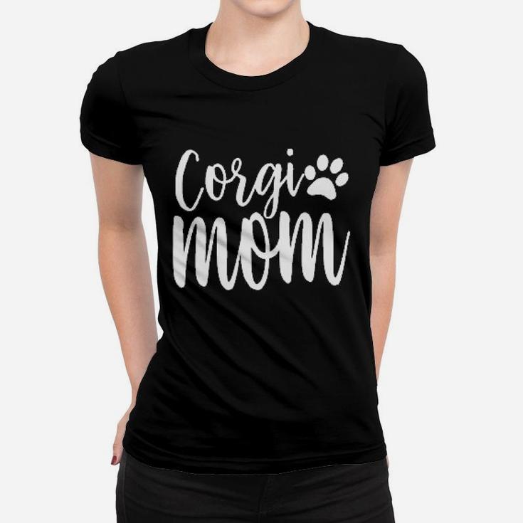 Corgi Mom Dog Lover Printed Ladies Ladies Tee
