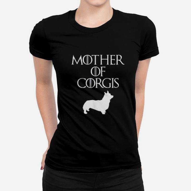 Cute Unique White Mother Of Corgis Ladies Tee