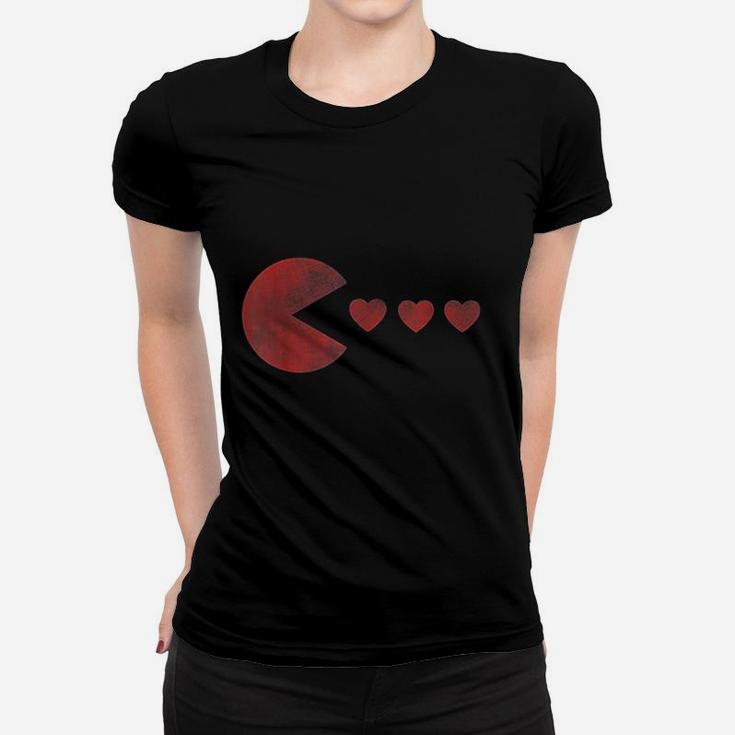 Cute Valentines Day Gift For Kids Girls Boys Gamer Hearts Ladies Tee