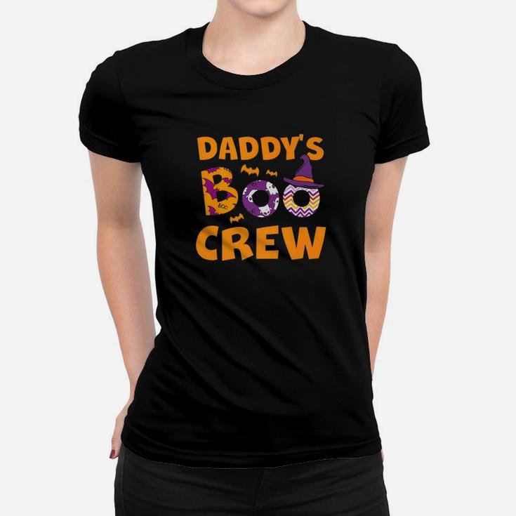 Daddys Boo Crew Daddys Crew Halloween Costume Ladies Tee