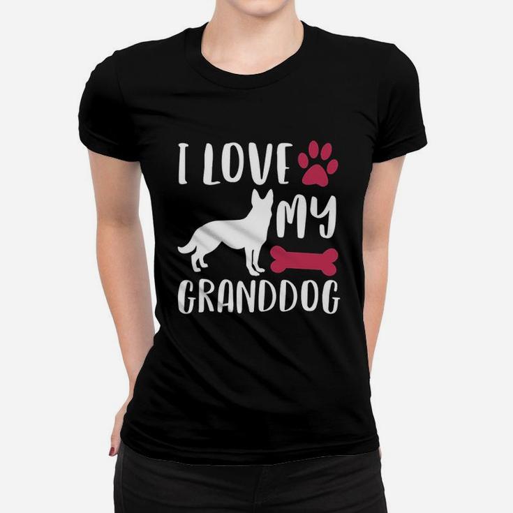 Dog Grandma Grandpa Granddog Ladies Tee