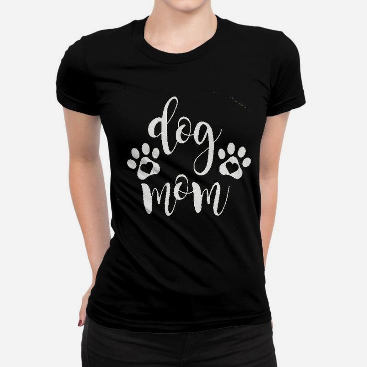 Dog Mom Design Print Ladies Tee