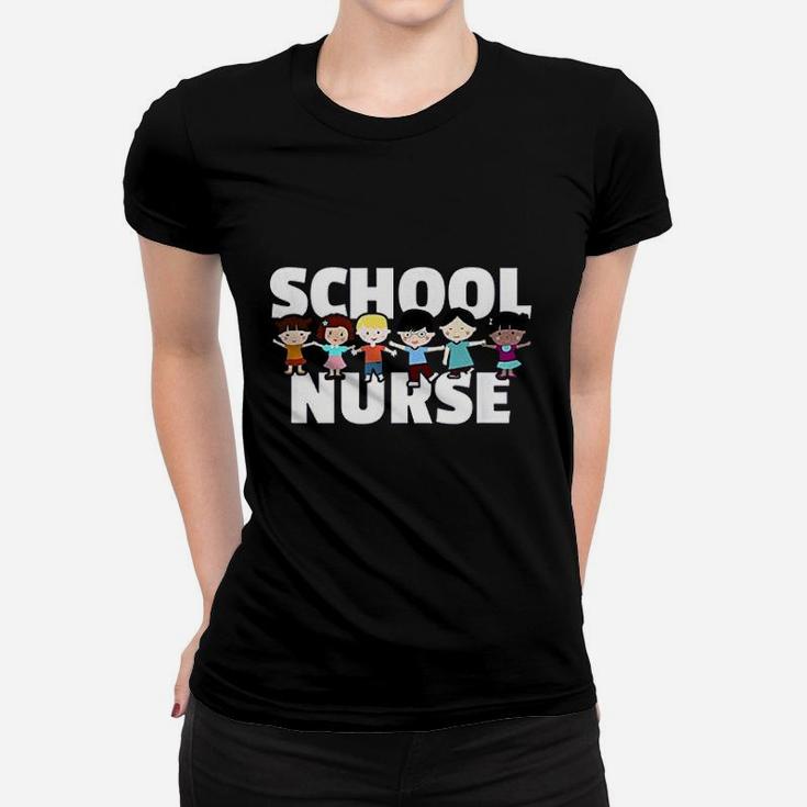Elementary School Nurse Fun Back To School Nursing Ladies Tee