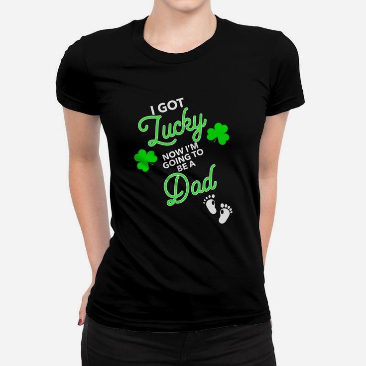 Father To Be St Patricks Day For Expectant Dad Ladies Tee