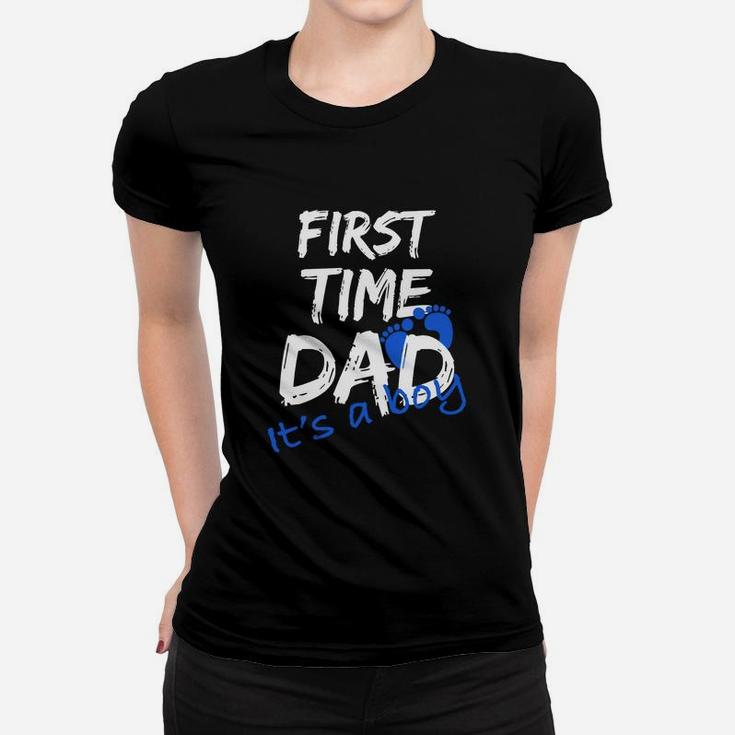 First Time Dad It's A Boy Ladies Tee