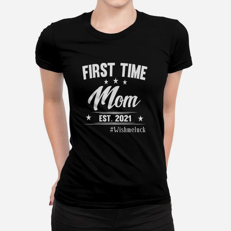 First Time Mom Est 2021 Ladies Tee