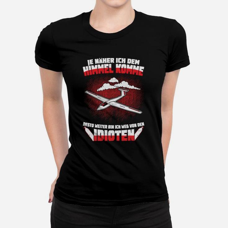 Fliegen Und Weg Von Den Idioten Frauen T-Shirt