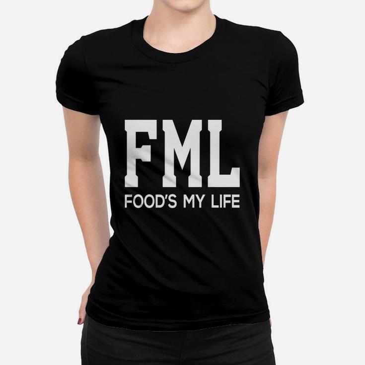 Food Is My Life Acronym Funny T-shirt Sports Tshirt Women T-shirt