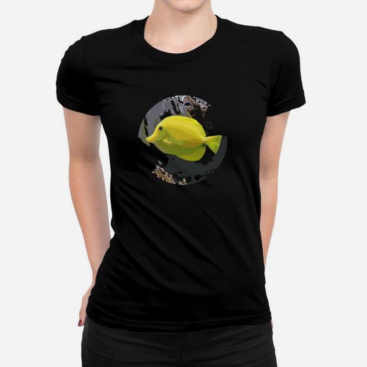 Fqkleiner Fisch Im Großen Meer Frauen T-Shirt