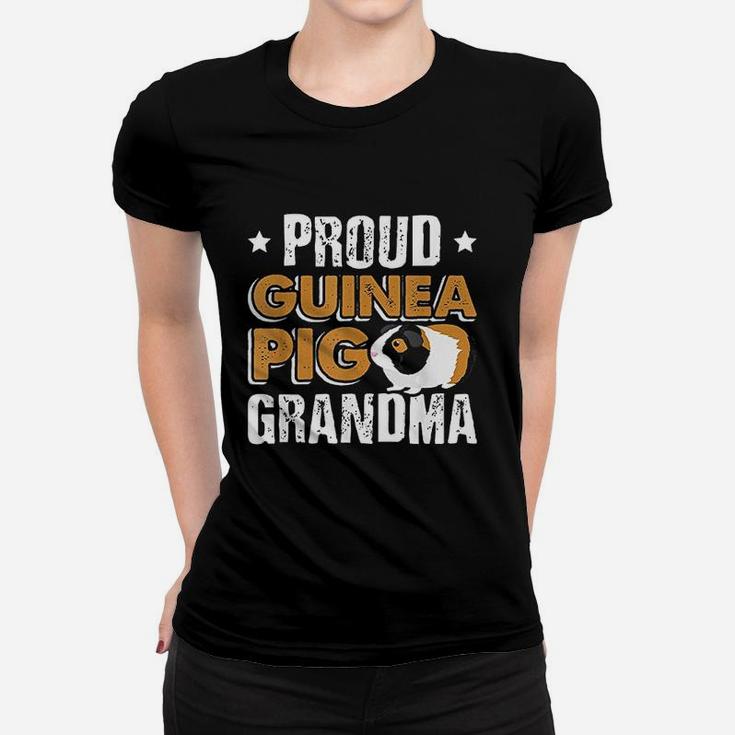 Funny Guinea Pig Proud Guinea Pig Grandma Ladies Tee