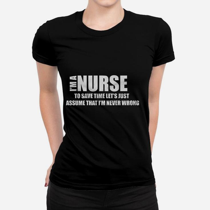 Funny Nurse Rn Nursing Ladies Tee