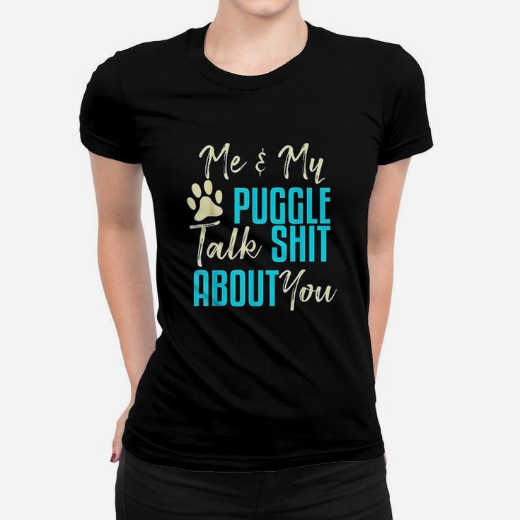 Funny Puggle Dog Pug Beagle Mom Dad Gift Idea Ladies Tee