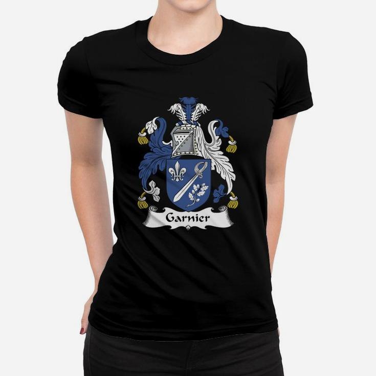 Garnier Family Crest / Coat Of Arms British Family Crests Ladies Tee