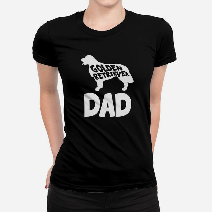 Golden Retriever Dad Shirt Ladies Tee