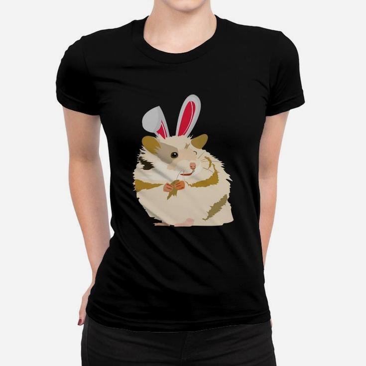 Hamster Easter Bunny T Shirt Black Youth B079zpvm91 1 Women T-shirt