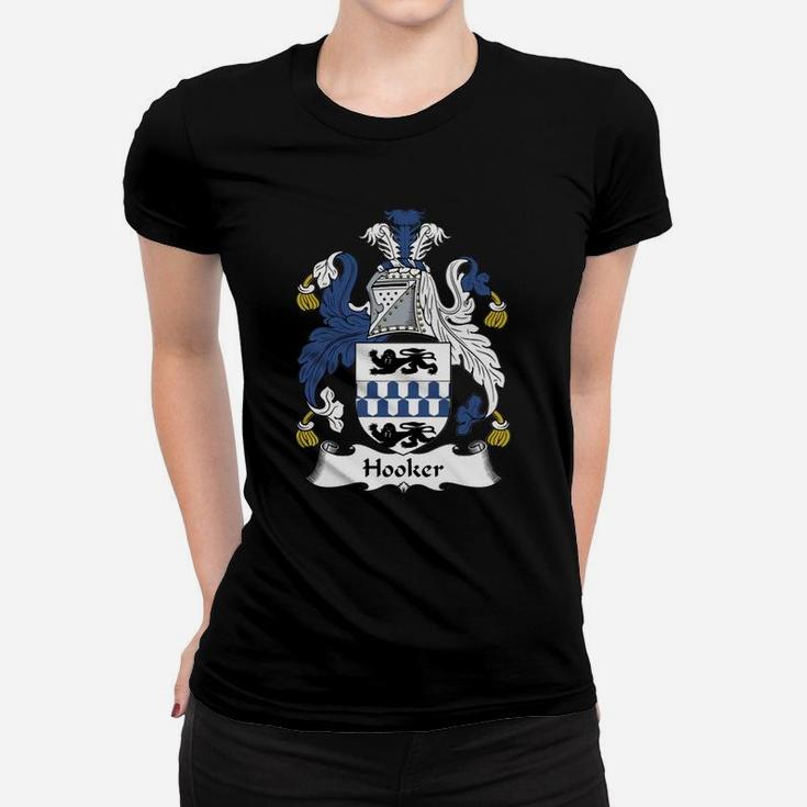 Hooker Family Crest British Family Crests Ladies Tee