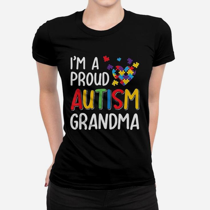 I Am A Proud Autism Grandma Autism Awareness Ladies Tee