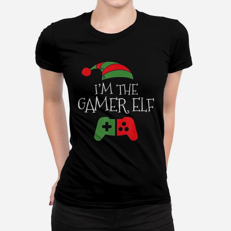 I Am The Gamer Elf Matching Family Funny Christmas Ladies Tee