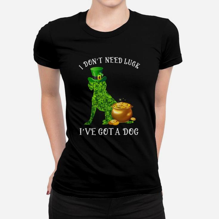 I Do Not Need Luck I Have Got A Beagle Shamrock St Patricks Day Dog Lovers Ladies Tee