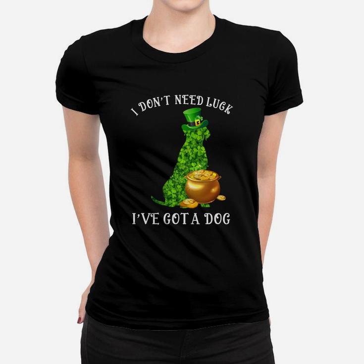 I Do Not Need Luck I Have Got A Cane Corso Shamrock St Patricks Day Dog Lovers Ladies Tee