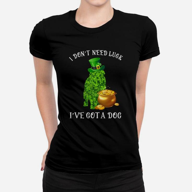 I Do Not Need Luck I Have Got A Newfoundland Shamrock St Patricks Day Dog Lovers Ladies Tee