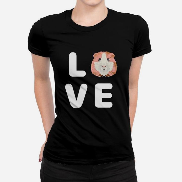 I Love Hamsters Cute Pet Kids Children Gift Funny Guinea Pig Women T-shirt