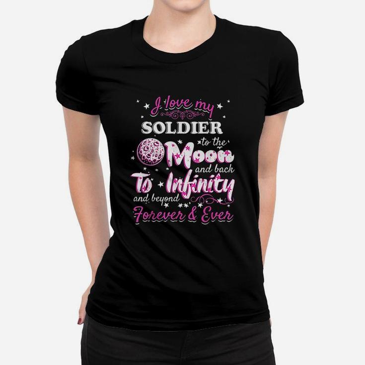 I Love My Soldier Army Wife Ladies Tee