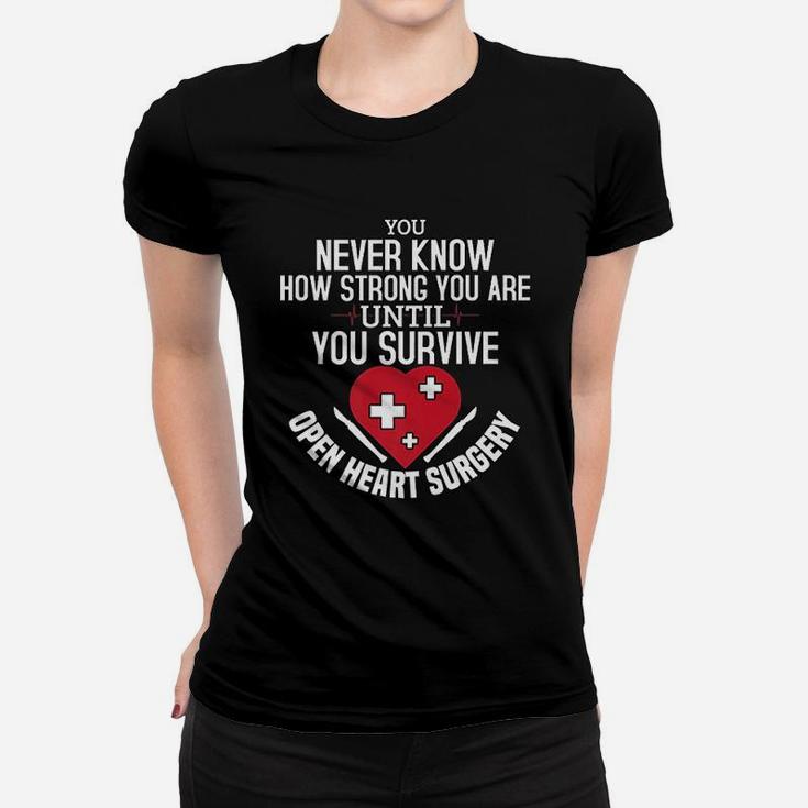 I Survived Open Heart Surgery Open Heart Surgery Gift Ladies Tee