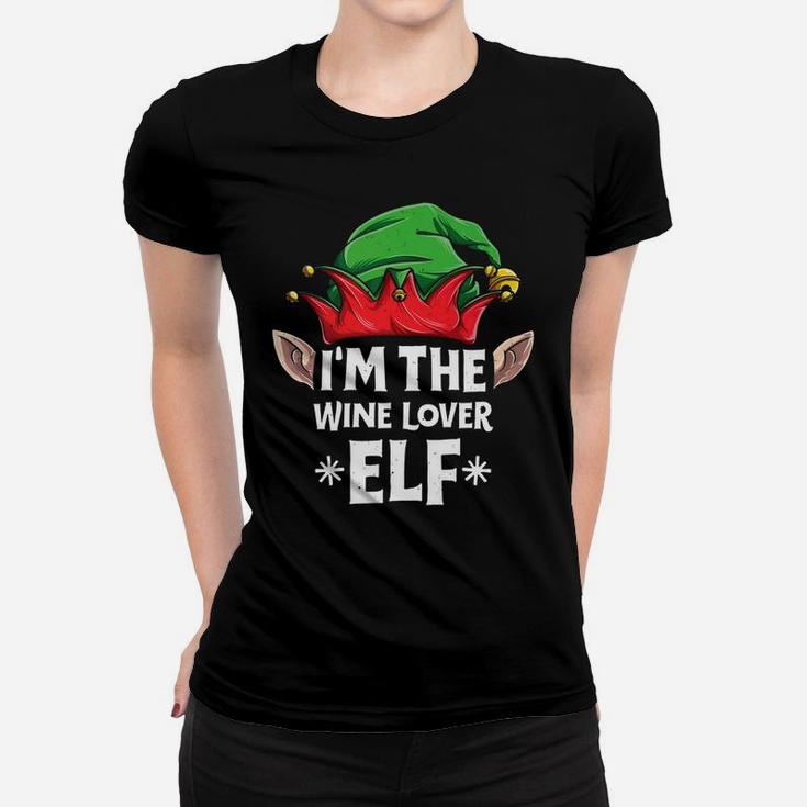 Im The Wine Lover Elf Christmas Family Matching Tee Ladies Tee