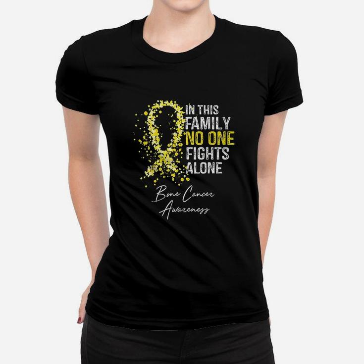 In This Family No One Fights Alone Bone Awareness Ladies Tee