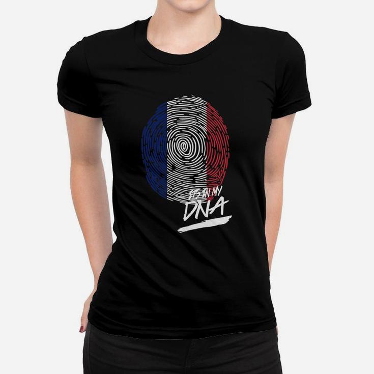 It Is In My Dna France Baby Proud Country Flag Ladies Tee