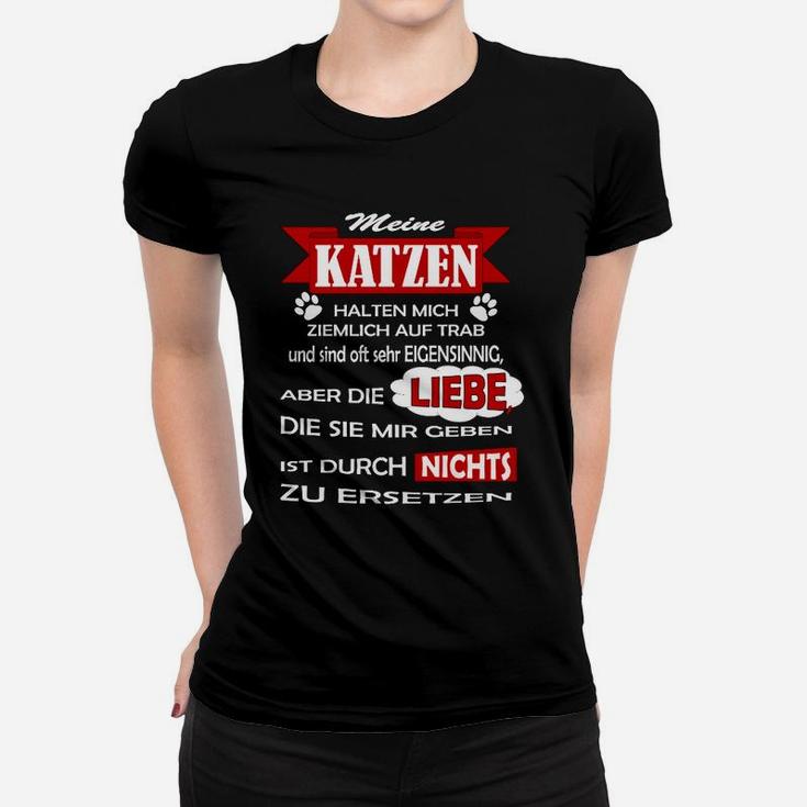 Katzen Liebe Unersetzlich Frauen T-Shirt