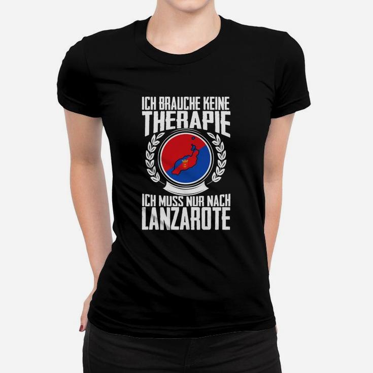 Lanzarote Therapie Frauen Tshirt Lustig, für Reise- und Inselbegeisterte