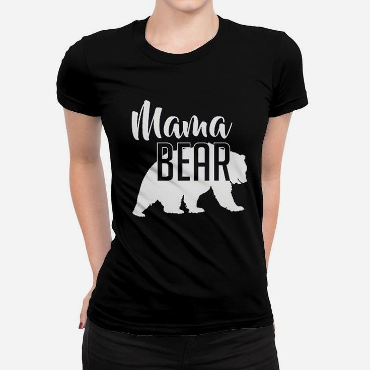 Mama Bear Mom Women Soft Ladies Tee