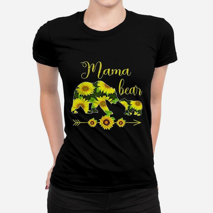 Mama Bear Sunflower Ladies Tee