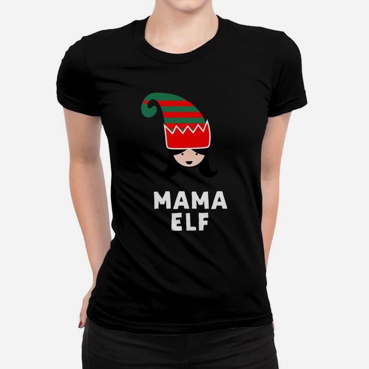 The Mama Elf Christmas Family Matching Costume Pjs Cute Women T