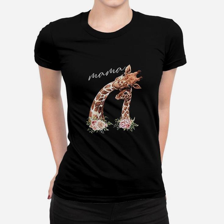 Mama Giraffe New Mom Mommy Gift For Mothers Day Ladies Tee