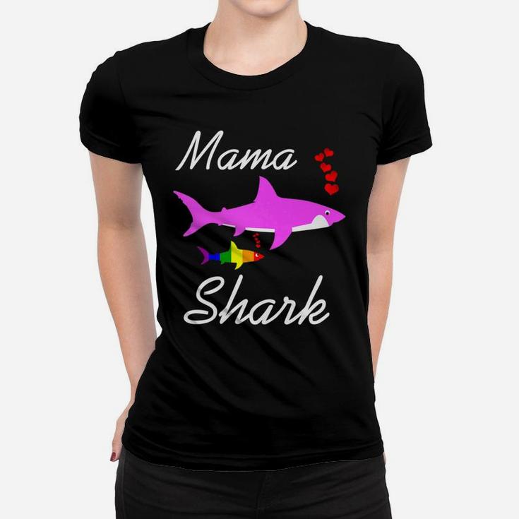 Mama Shark Protect Your Lgbt Son Or Daughter Ladies Tee