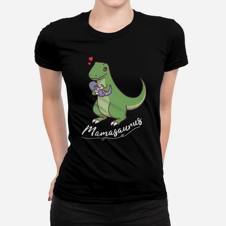 Mamasaurus Rex Mom Trex Mothers Day Dinosaur Pun Ladies Tee