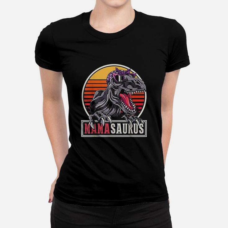 Mamasaurus T Rex Dinosaur Funny Mama Saurus Family Mother Ladies Tee
